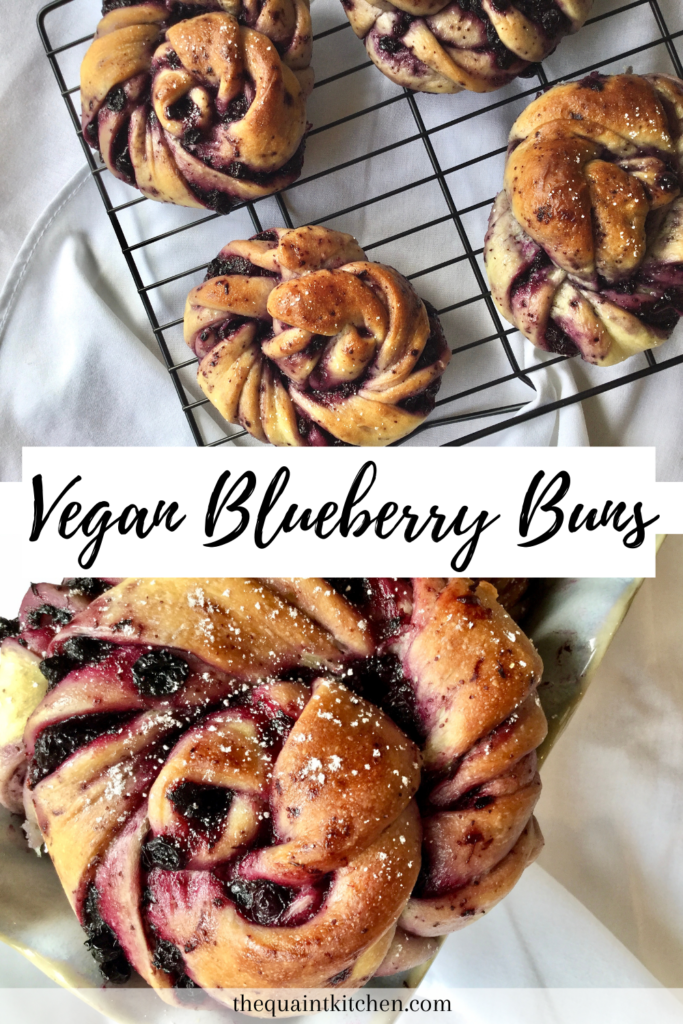 Vegan Blueberry Buns