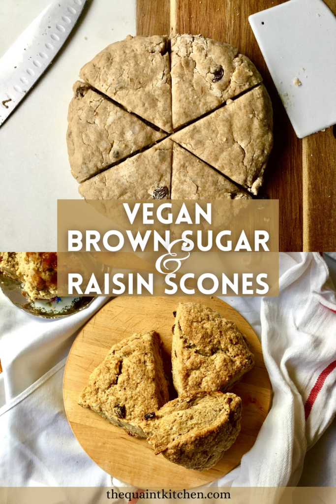 Vegan brown sugar scones