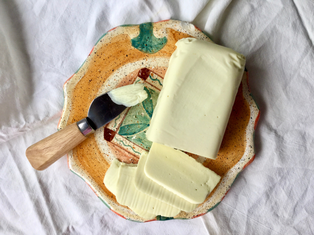 Homemade vegan butter