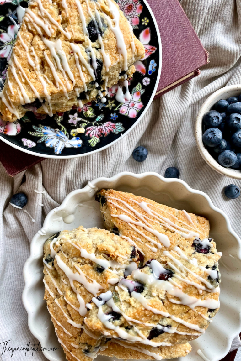 Vegan Blueberry Scones The Quaint Kitchen   Thequaintkitchen.com 139 768x1152 