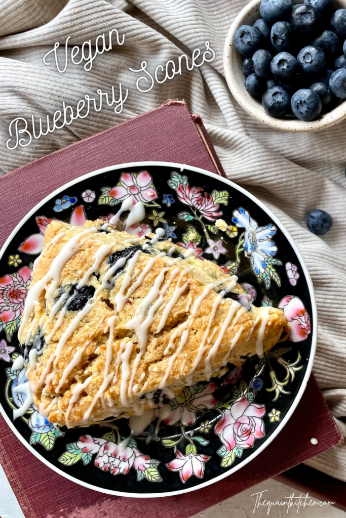 Vegan blueberry scones