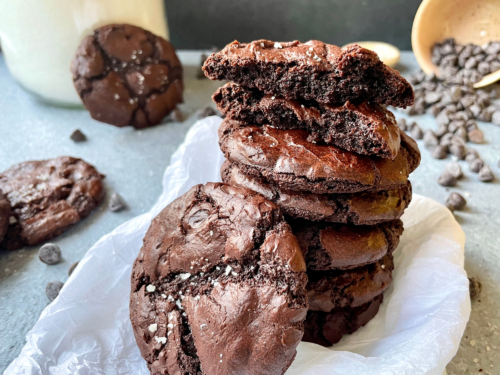 Vegan Brownie Cookies - The Quaint Kitchen