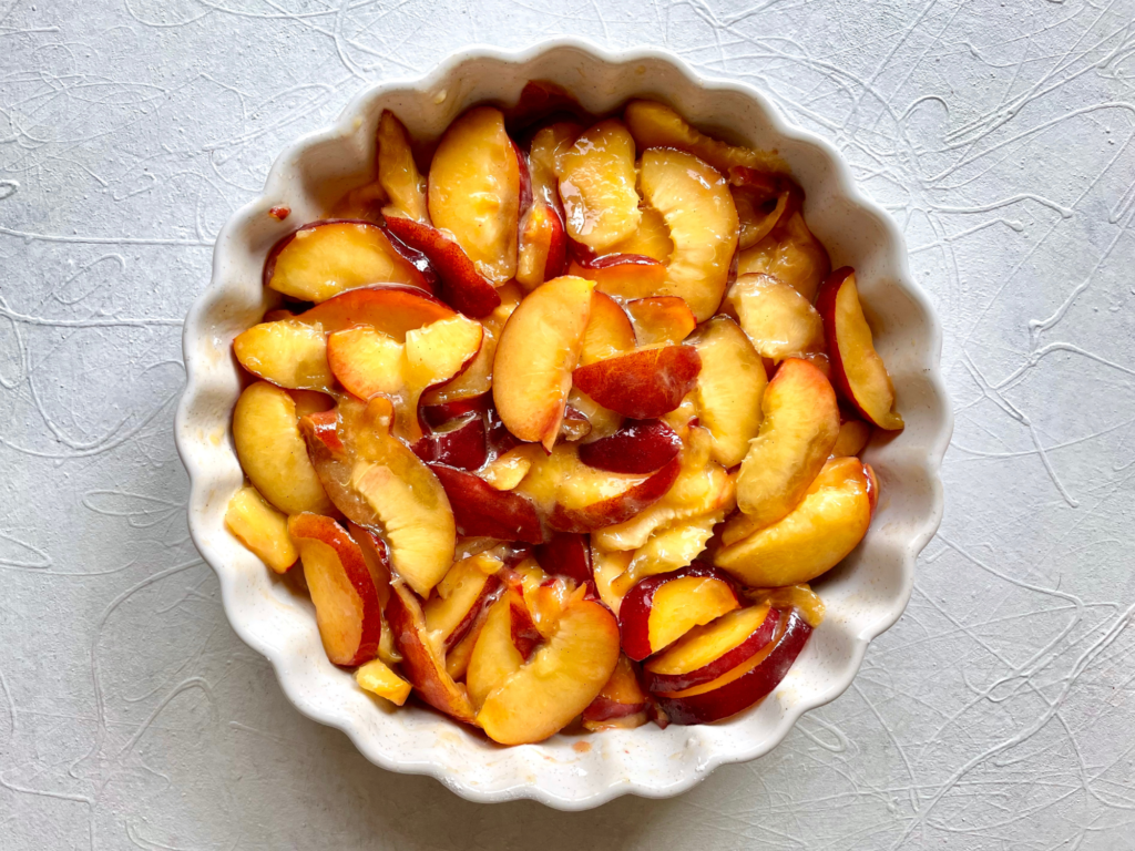 Peaches for the cobbler