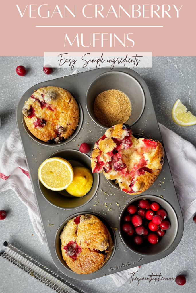 How to make cranberry muffins